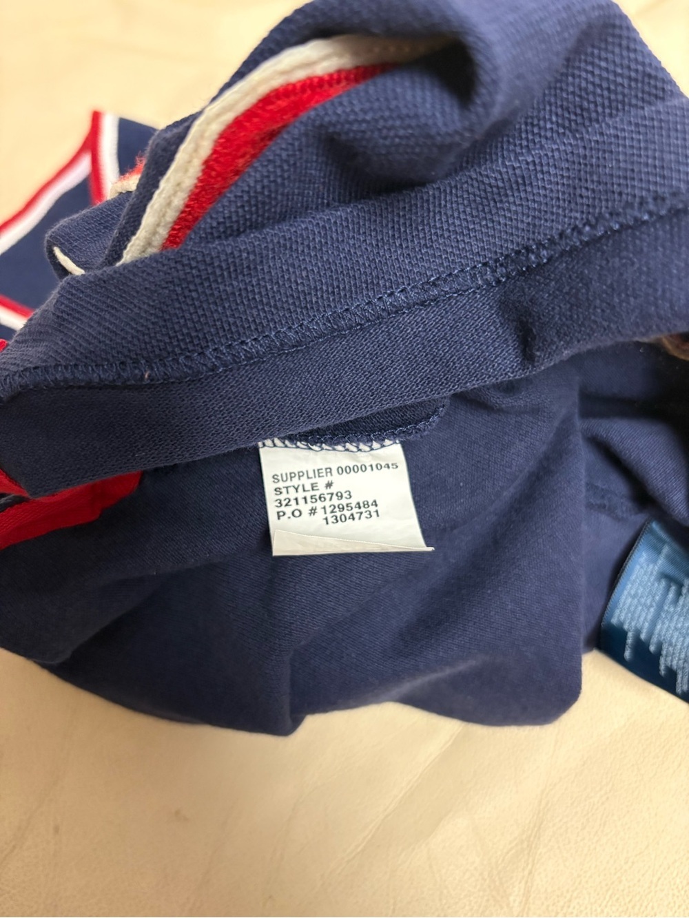 POLO RALPH LAUREN sz 3T 2012 Olympics USA Navy Mesh Polo Shirt Short Sleeve - Picture 10 of 10